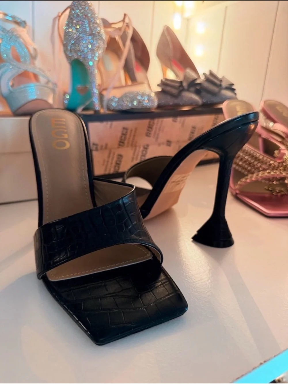 Square Toe Heels